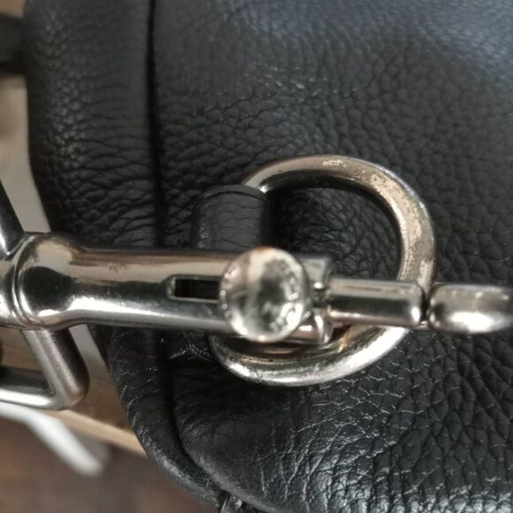 Coach Campus Pack In Pebble Leather Black EUC - Picture 11 of 12